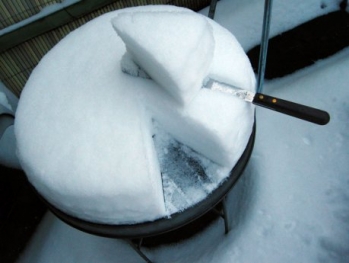 В Лондоне туристов накормят снегом